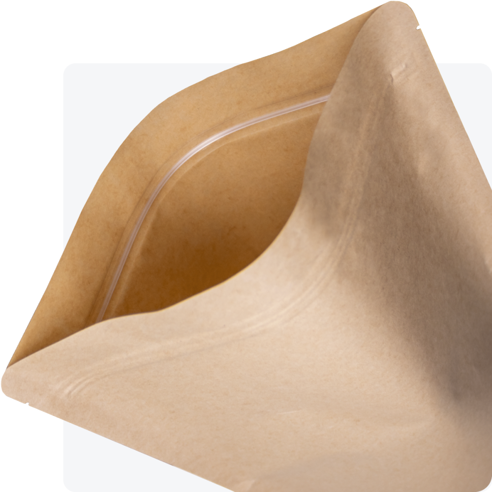 Stand-up pouches with ziplock