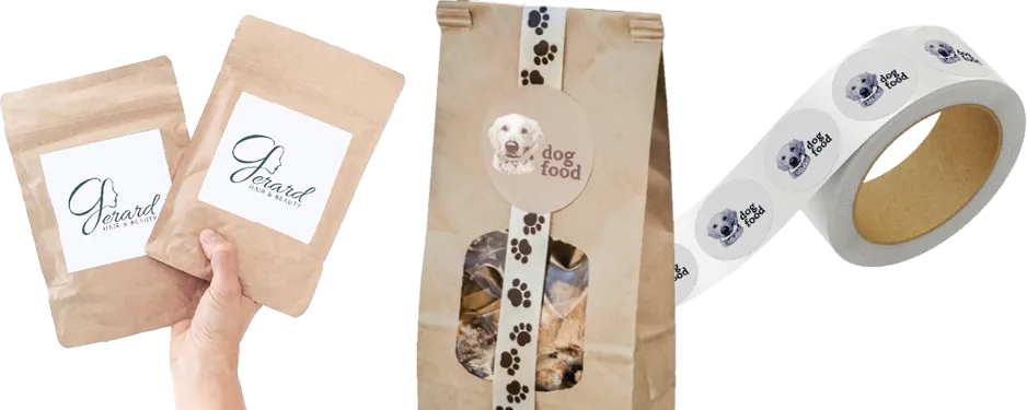 Personalisation for stand-up pouches Personalisation for stand-up pouches