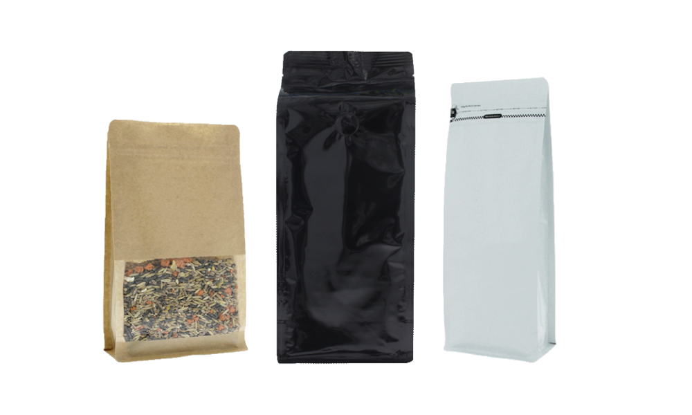 Stand-up pouches with zipper