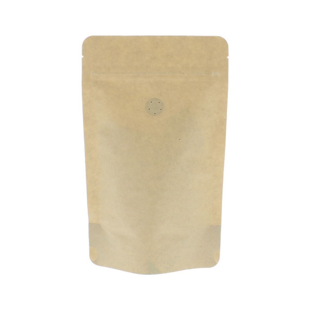 Coffee pouch kraft paper compostable  - brown
