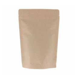 Stand-up pouch kraft paper aluminium free - brown