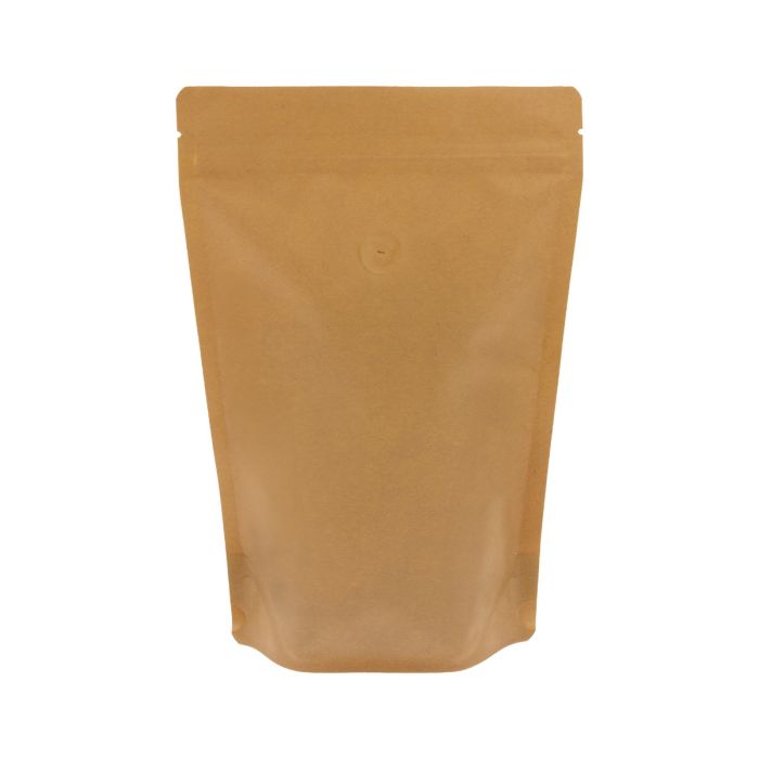 Coffee pouch - Kraft Look (100% recyclable)