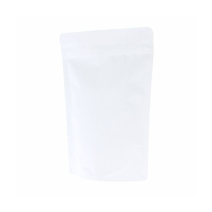 Stand-up pouch - matt white - 190x265+{55+55} mm (1,3-1,4lt)