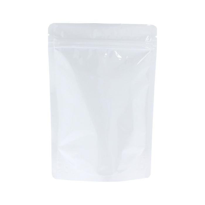 Stand-up pouch - shiny white - 110x170+{35+35} mm (200-225ml)