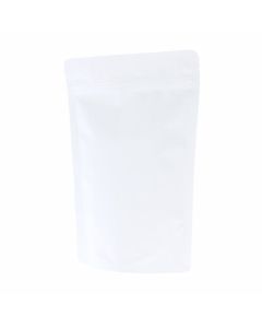 Stand-up pouch - matt white - 190x265+{55+55} mm (1,3-1,4lt)