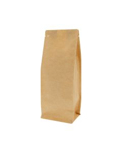 Flat bottom pouch- Kraft Look (100% recyclable)