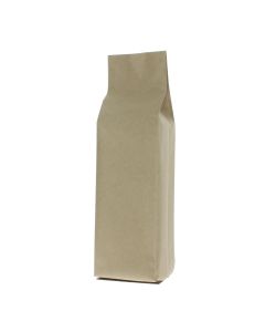 Side gusset pouch kraft paper - brown - 135x390+{40+40} mm (2,8-3,3 ltr)