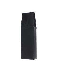 Side gusset coffee pouch - matt black - 1 kg (135x390+{40+40} mm)