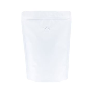 Coffee pouch matt white
