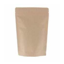 Stand-up pouch kraft paper - black - PouchDirect