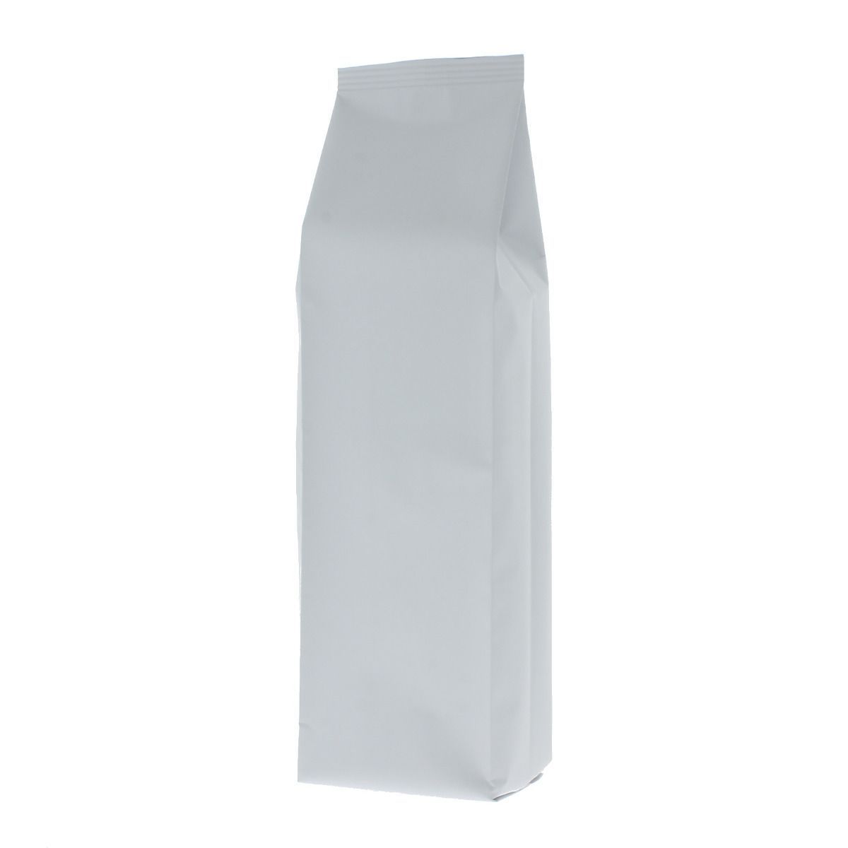 Side gusset pouch - matt white - 85x360+{30+30} mm (1,25-1,4 ltr)