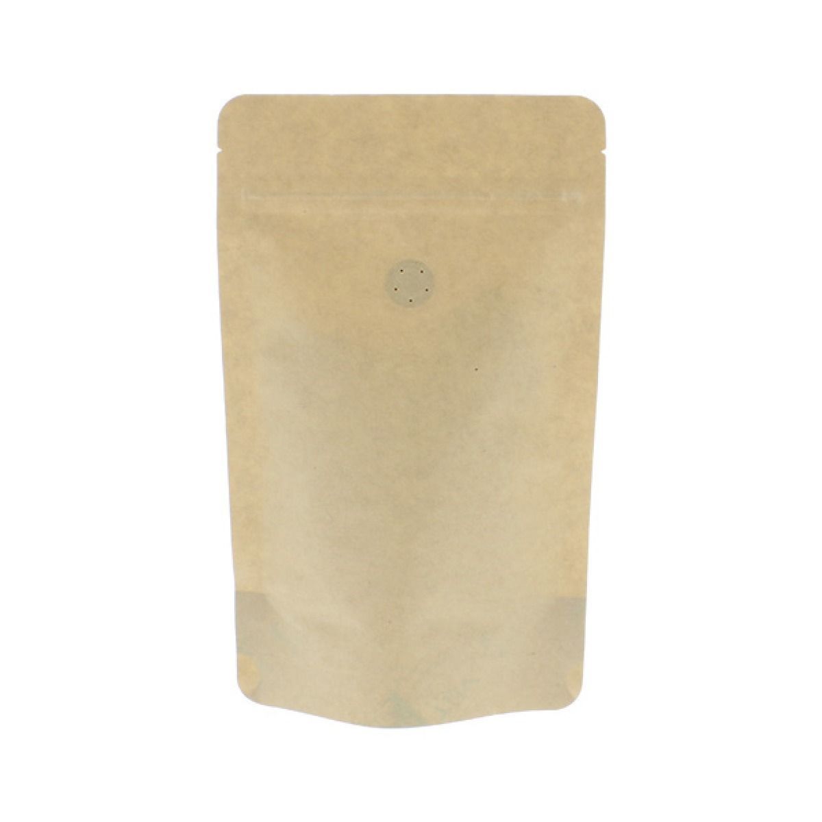 Coffee pouch kraft paper compostable  - brown