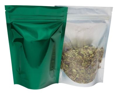 Standup Pouch Clear / Green