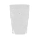 Coffee pouch - matt white (100% recyclable)