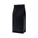 Flat bottom pouch - matt black (100% recyclable)