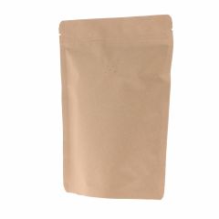 Coffee pouch kraft paper - brown - 70 gr (110x170+{35+35} mm)