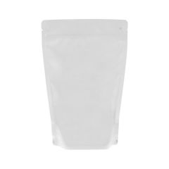Stand-up pouch - matt white (100% recyclable)