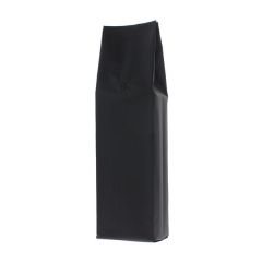 Side gusset coffee pouch - matt black - 1 kg (135x390+{40+40} mm)