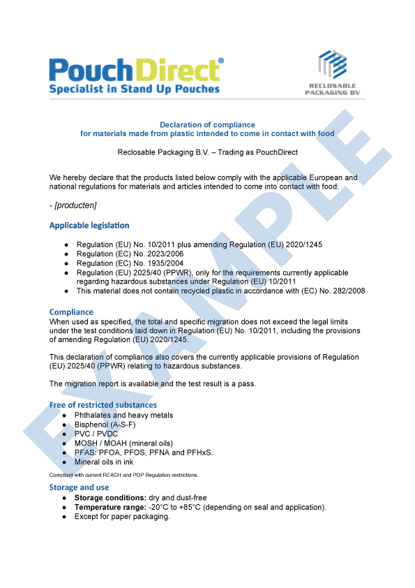 Certification and documentation