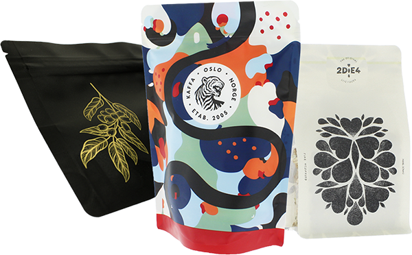 Custom made stand-up pouches